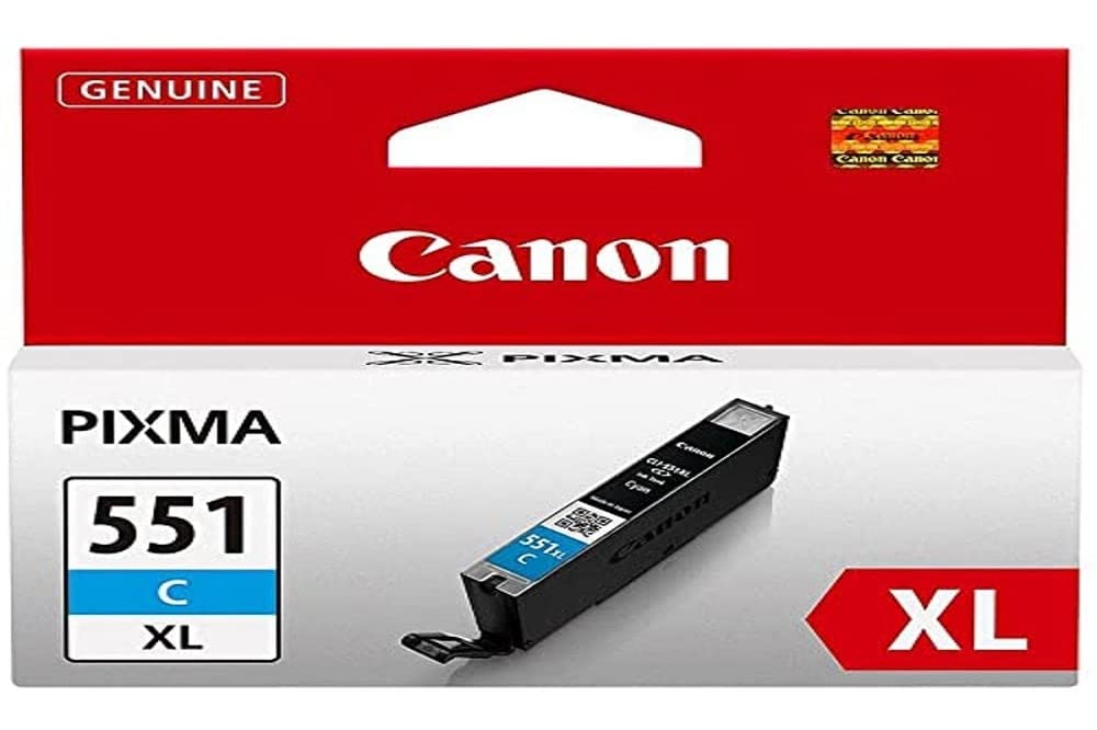 Canon CL-551XL Cyan Original Ink Cartridge Pixma MX725 (6444B001)