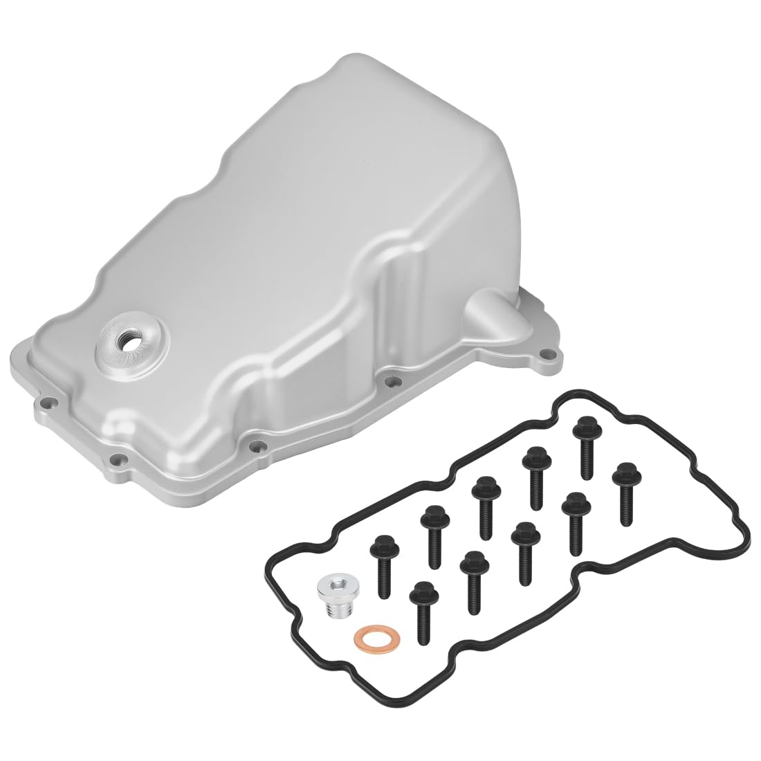 Coppa dell'olio con kit guarnizione adatto per Polaris Sportsman 570 2014-2025 Sportsman 450 HO 2016-2025 5138327 5143696 Kit Coppa con Viti e Tappo di Scarico