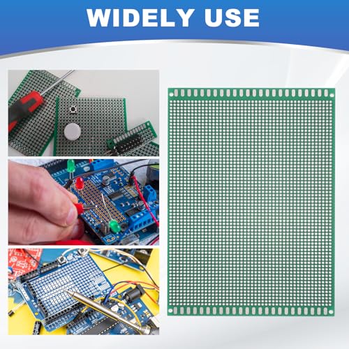 Plaque d'expérimentation soudable étamée MECCANIXITY circuit PCB vert