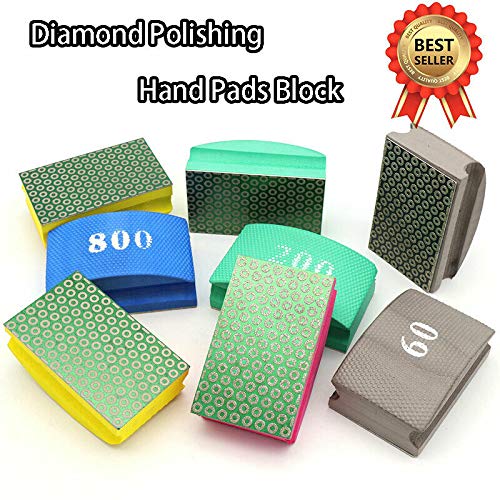 Blocco Levigatore Diamantato - Per Pietra, Vetro, Piastrelle E Marmo, 90x55 Mm - Foto 14