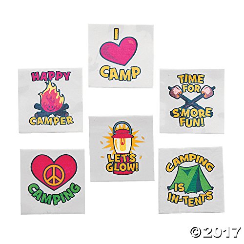 Camp Tattoos - 72 pc