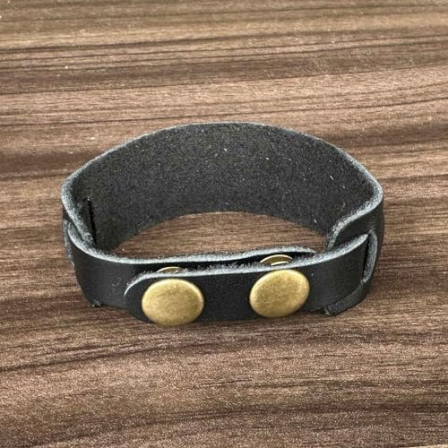 Punk Rock Adjustable Buckle Wristband Pu Leather Cuff Bracelet3