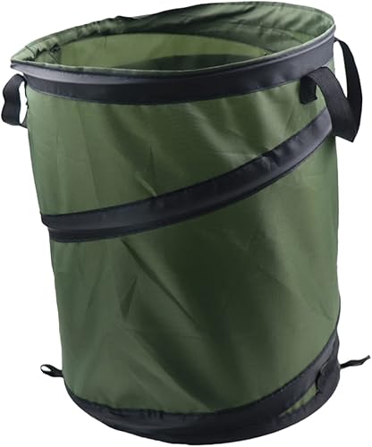BESPORTBLE Bote de basura plegable para acampar, para exteriores, papelera plegable, bolsa de basura plegable, cubo de basura plegable para