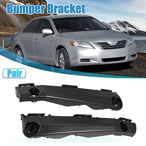 X AUTOHAUX 1 Pair Left and Right Side Front Bumper Retainer Support Bumper Bracket for Toyota Camry 2012-2015 5253606120 5253506130