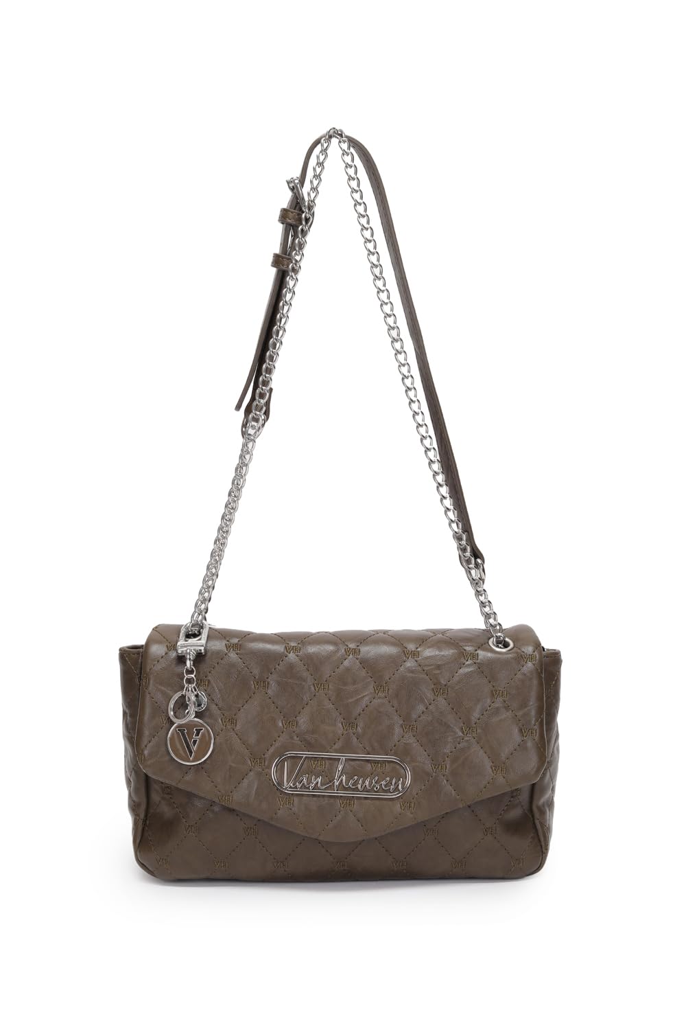 van heusen Women Brown Textured Casual Sling Bag-picture-16