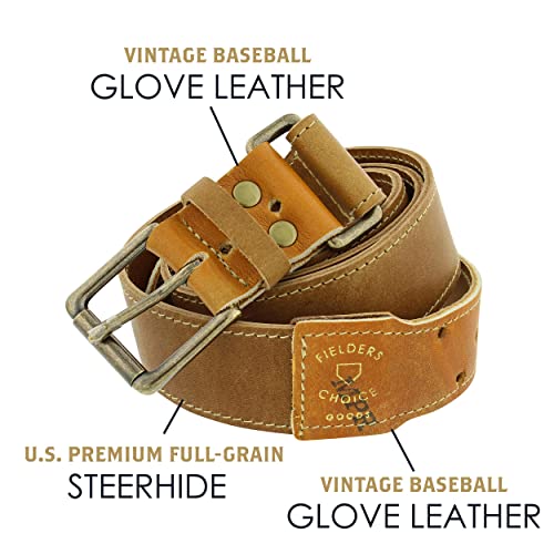 Mens Belts Leather Dress Belt - 36in Vintage Glove and Full Grain Leather Belts for Men and Women2