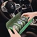 Watch Roll Travel Case for Men and Women- 3 Watch Storage and Organizer-Secure Storage with Innovative Removable Pillows & Solid Dividers for Home Storage, Travel and Display (Green Cross-3 Slot)