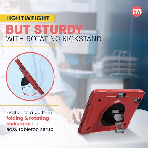 Funda iPad 10 generación con correa de mano para evitar caídas accidentales 4