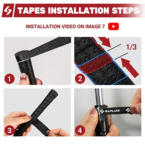 SAPLIZE Golf Grip Wrapping Tapes, 3-Pack Tacky PU Overgrip Tapes, New Regripping Solution for Golf Club Grips, Golf Regripping Wrap Tape