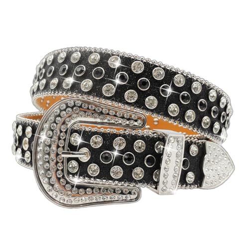 Women’S Soft Leather Belt With Gold Buckle For Matching Jeans