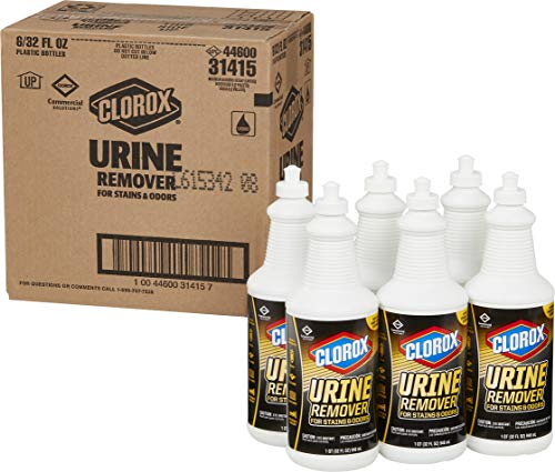 Clorox, CLO31415CT, Commercial Solutions Urine Remover, 6 / Carton, White