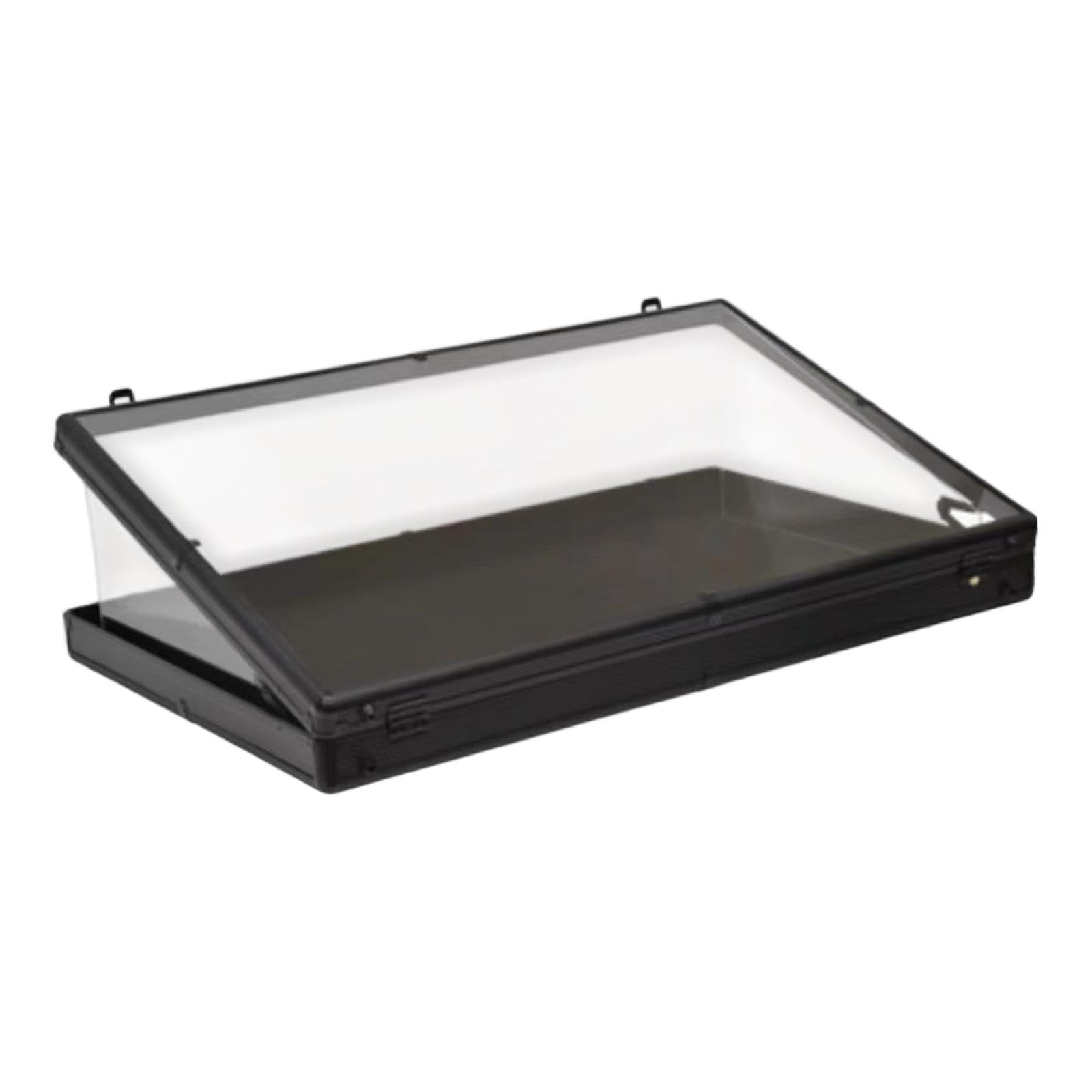 Card Display Case Trading Cards Displays Practical Portable Large Capacity Card Display Frame,Black for Jewelry Collectibles