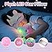 FIIOEOY Unicorn Gifts for Girls Age 3 4 5 6 7 8 Years Old, Unicorn Toys for Girls with Glow in The Dark Blanket Light Up Star Pillow Eye Mask Crossbody Bag, Birthday Gifts for Daughter Niece