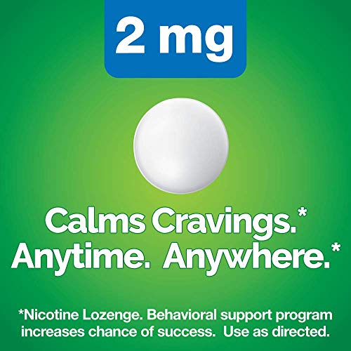 Basic Care Nicotine Polacrilex Lozenge, 2 mg (nicotine), Stop Smoking Aid, Mint Flavor, 144 Count - Thumbnail 4