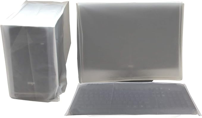Computer Dust Cover, SZBRO Monitor +Keyboard+CPU Tower Desktop 3 Pieces ...