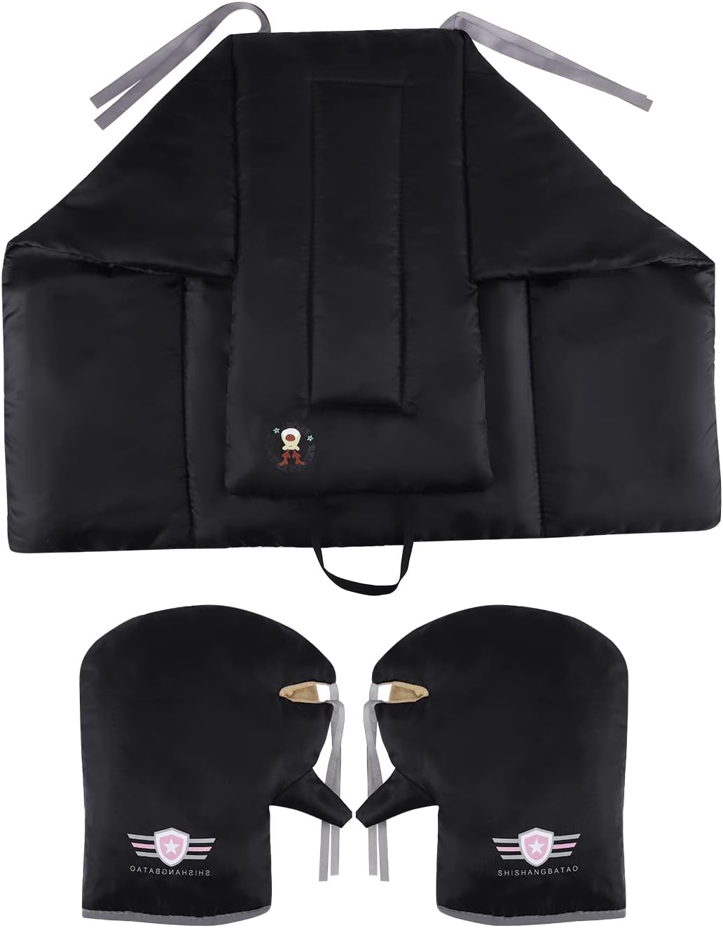 Motorcycle Leg Cover Warm Windproof Waterproof Leg Protector Scooter Leg Apron Blanket with Handle Gloves Muff Universal Quilt Cover Thick for for Winter Windproof