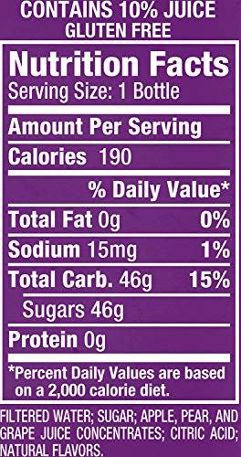 Snapple - 16 Oz (9 Plastic Bottles) (Grapeade, 9 Bottles) #TOP6