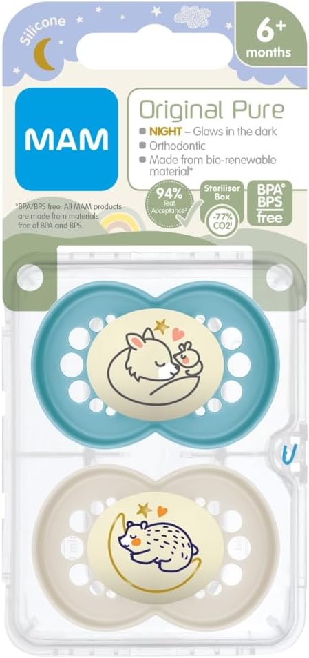 MAM Original Pure 6+ Months, Pack of 2