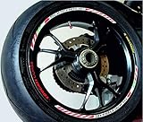  Aufkleber Roller Reifen für Modelle Ducati Profile _ Ducati Corse - Marchesini - Tricolor