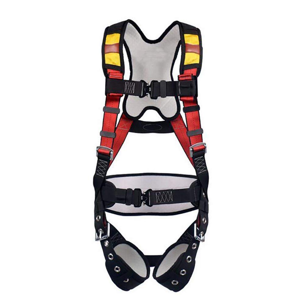 SwaYve Protección Contra Caídas Arnés de Seguridad de Cuerpo Completo Equipo de Protección Personal Kit de Cinturón de Seguridad para Montañismo, Rescate de Incendios, Trabajo Aéreo/a