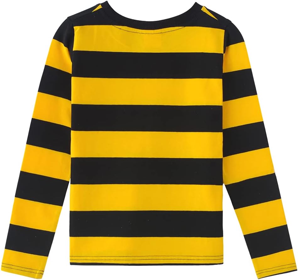 Spring&Gege Boys' Short Sleeve Striped Crew Neck T-Shirt - Image 3