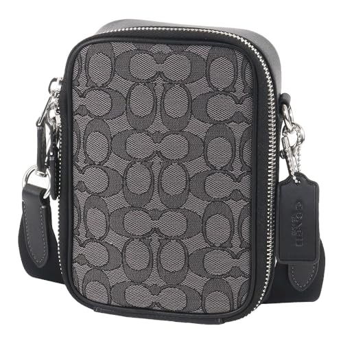 [コーチ] COACH バッグ ショルダーバッグ CH097 SVO1U 2way シグネチャー アウトレット メンズ チャコールブラック [並行輸入品]