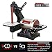 Bucktool 1x30 Inch Bench Belt Sander with 5 Inch Disc with Wrench Storage and Easy Belt Cover Off, 1/3HP Direct Drive Benchtop Belt Disc Sander