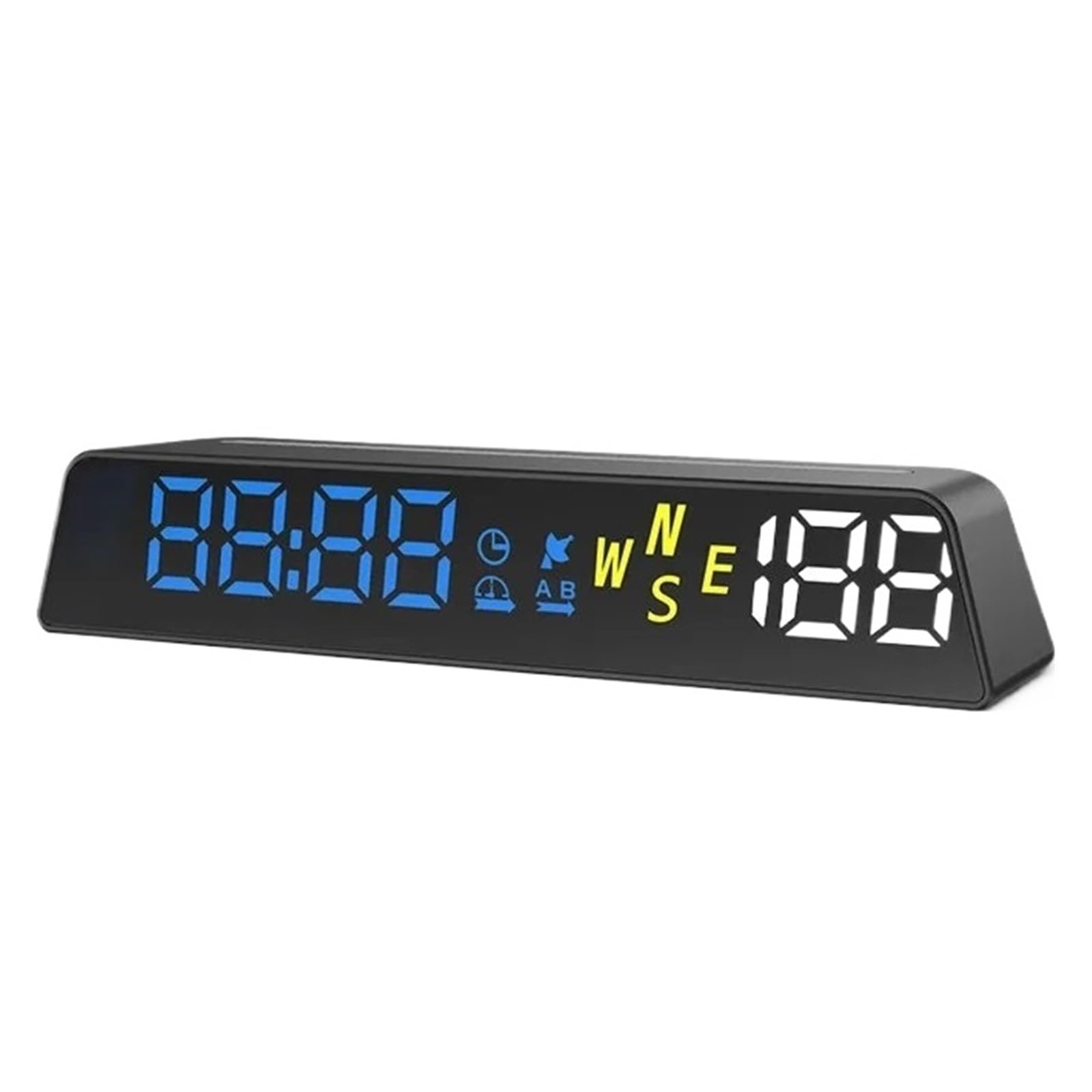 H500G GPS HUD Wyświetlacz Head Up Inteligentny Cyfrowy Miernik Przypomnienia O Alarmie I Start Stop Z Samochodem(Blue-White-B)