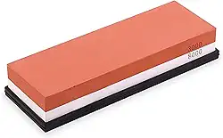 Pedra de Afiar Dupla Face, Grãos 3000/8000, 180 x 60 x 30mm, com Base Antiderrapante