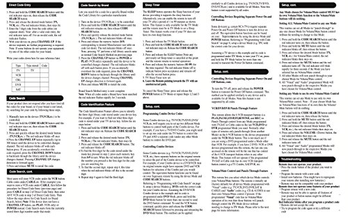 Trisonic 6 Way All In One Universal Remote Control, Programmable Remote, Compatible With Tv, Aux,Cable Coverter Box, Cd,Dvd, Cable, Satellite And More #TOP4