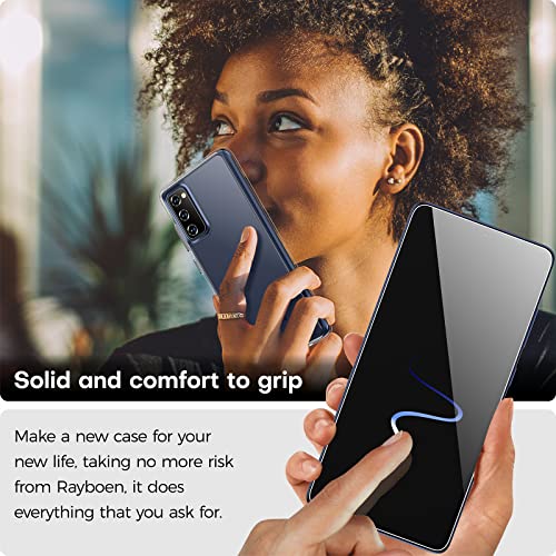 Rayboen Case For Galaxy S20 Fe 5G With 2 Pack Tpu Hd Full Screen Protector Soft, Phone Case Clear Tpu Film Drop Shockproof Non-Slip Protective Cover For Samsung Galaxy S20 Fe #TOP5