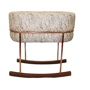 Dr Dad Rocking Wood Baby Bassinet (Baby First Crib)