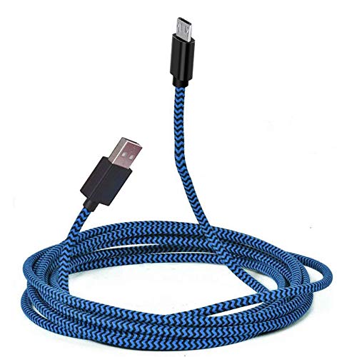 PS4 Controller Charger Cable,10FT Playstaion 4 Controller Charger, Long Micro USB Charger High Speed Data Sync Cord for Sony Playstation 4 PS4 Slim/Pro Controller, Xbox One S/X Controller, Android
