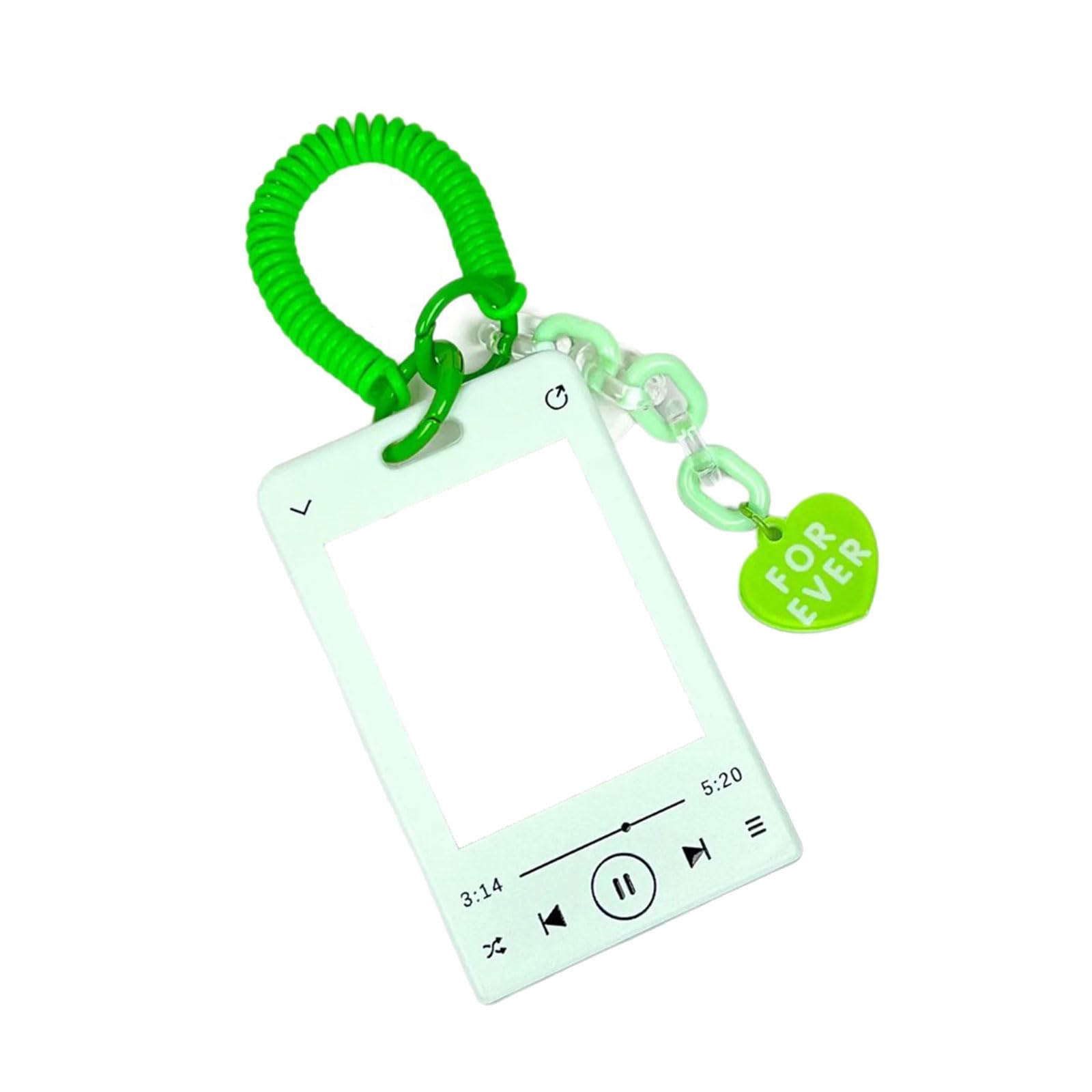 Maxtonser Photocard Holder with Pendant Keychain Bus Card Protector Music Player Theme Card Holder Credit Card Sleeve Covers