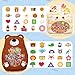 Joyreal Hide and Seek Busy Bag- 3 Pack Seek and Find Hidden Object Game, Sensory Hidden Object Search Problem Solving Travel Game for Kids 3+, Including Alphabet, Food, Fish, Animal