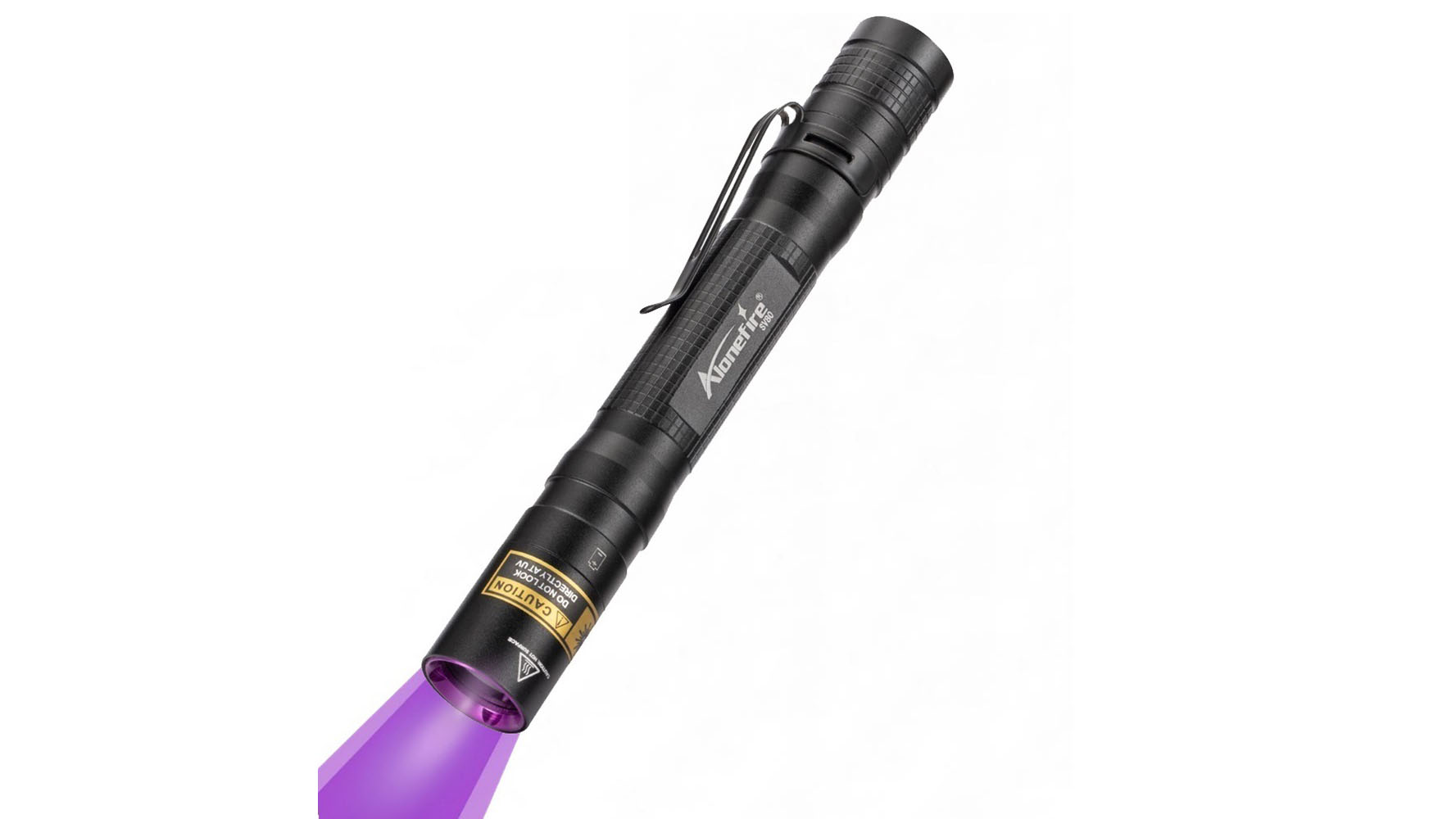 Torcia UV 365nm Professionale - Mini Luce Ultravioletta Per Rilevare Urina, Minerali E Denaro - Foto 4
