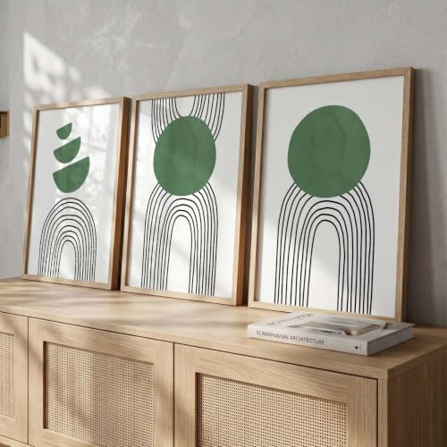 Image of kotart Painting for Wall Decoration - Modern Art Wall Decor Framed Painting for Living Room Bedroom - Framed Posters /Paintings with Frame Set of 3 (Art 3)