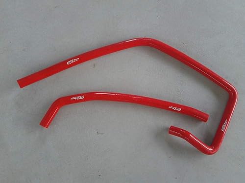 Miniatura 1 de Manguera de radiador de silicona para Polaris Sportsman Sport Scrambler L Trail Boss 2X4 350 400 500 (rojo)