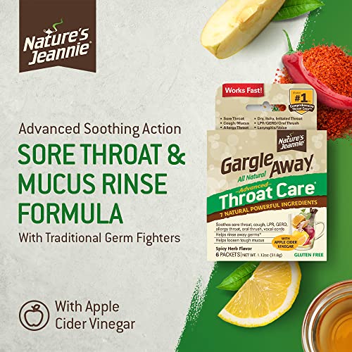 Gargle Away NJ-THROATCARE-6PACK-2 All-Natural Throat Care thumb #1