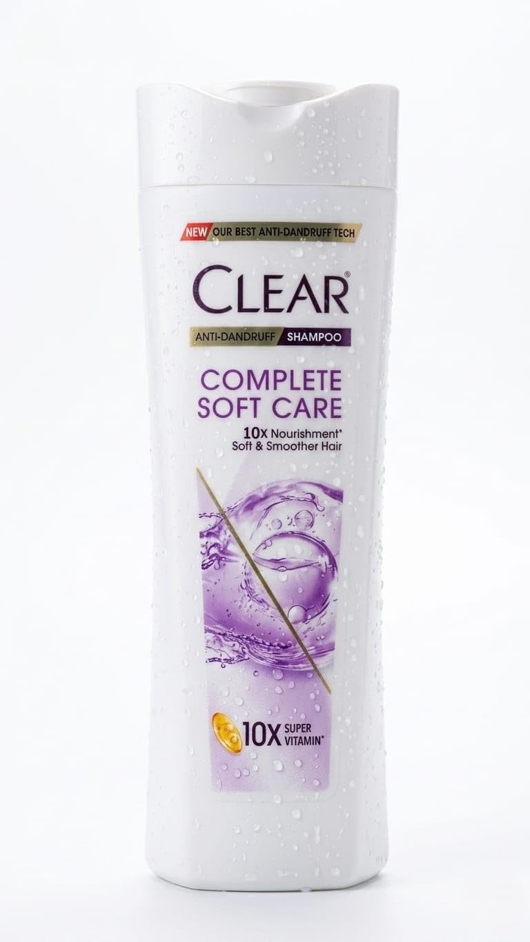 Clear Complete Soft Care Anti-Dandruff Shampoo 300ml | 10X Nourishment Formula | Smooth, Soft Hair & Effective Dandruff Protection-image-7