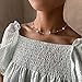 Pearl Choker Necklace 8mm Handpicked Pearl 18K Gold Plated chain Vintage Y2k Necklace Fashion Jewelry for Women Girls