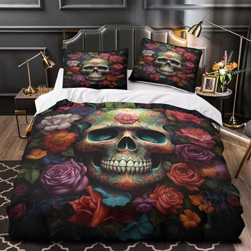 Housse de couette anti-plis et parure de lit en microfibre pour un entretien facile sans repassage - 3