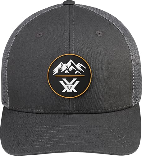 Vortex Optics Three Peaks Patch Snap Back Caps (Charcoal)