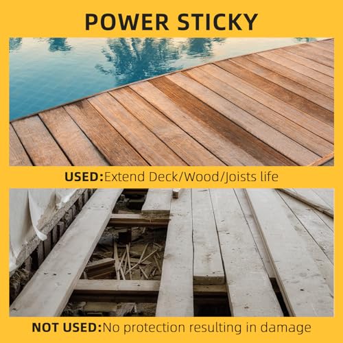 Image of Deck Joist Tape, 4 in x 50 ft Waterproof Butyl Flashing Tape