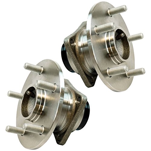 Image of TRQ Rear Left and Right Wheel Bearing and Hub Assembly Set 2 Piece Compatible with 2009-2013 Toyota Matrix S Front Wheel Drive 2009 Pontiac Vibe Base 2.4L 2009 Vibe GT Sport