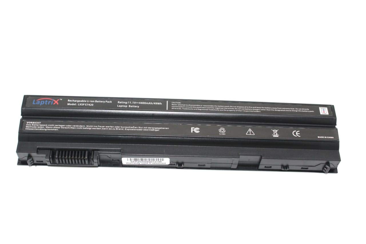 Laptrix Laptop Battery Compatible for Dell Latitude E5420 E5520 E6420 E6420 ATG Vostro 3460 Inspiron 14R 5420 Inspiron 15R 5520 •312-1163 •312-1242 M5Y0X HCJWT KJ321 NHXVW PRRRF T54F3 T54FJ X57F1 (B08SKB5VD3) Amazon Price History, Amazon Price Tracker