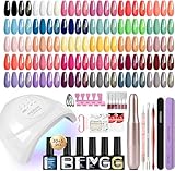 Phoenixy Kit Vernis Semi Permanent 30 Couleur avec Ponceuse pour Ongles Kit Ongle Gel U V ...