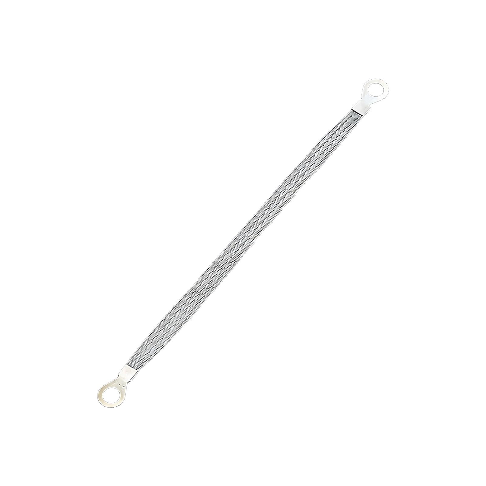 6Square Mm Plated Copper Braid Tape Jump Wire Strap for Electrical Cabinet Door and Bridge Connection 100Mm-300Mm Square Bridge Wire