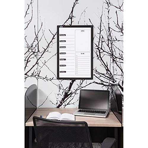 Quadro Branco Planner Black 0,60x0,40 -Stalo