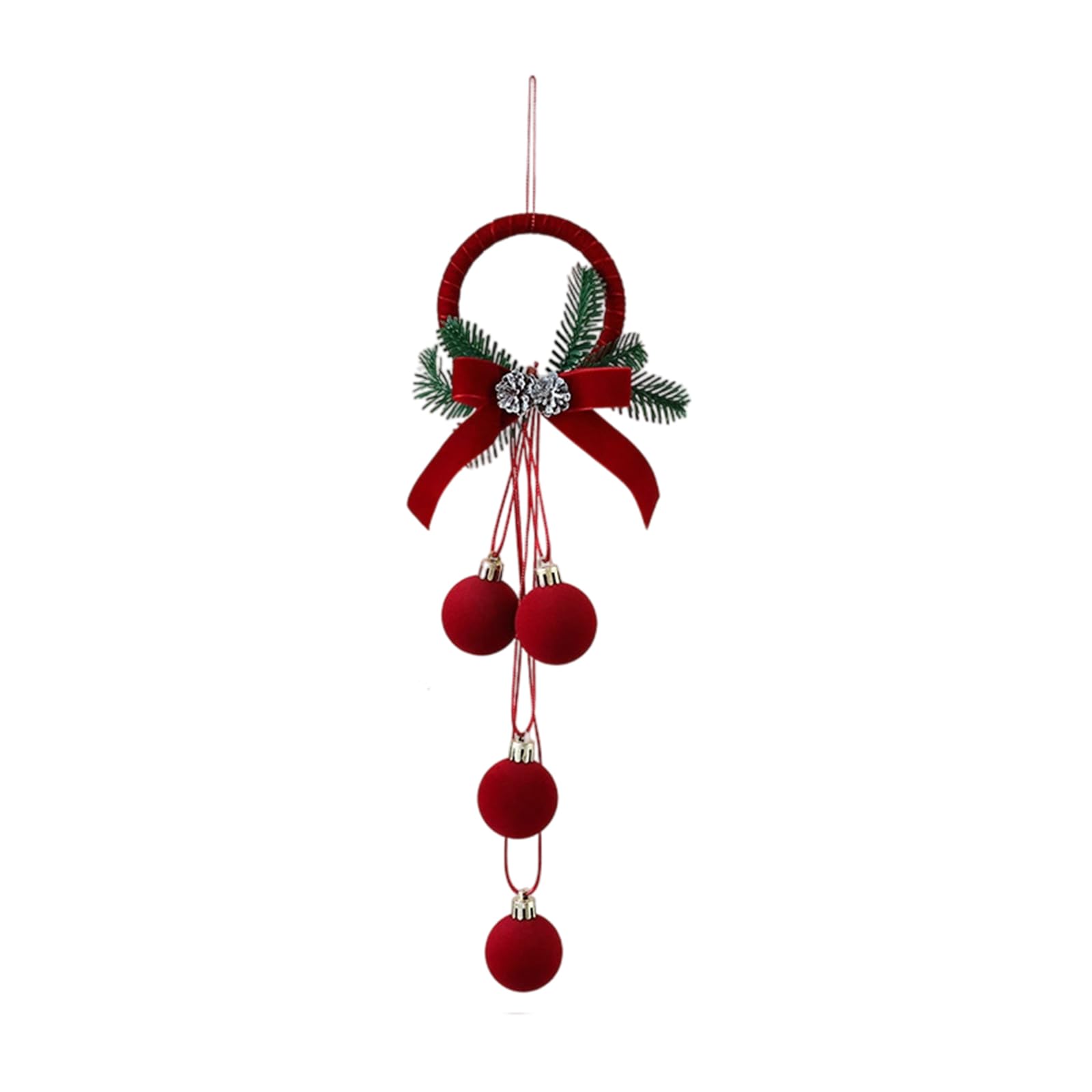 Tsophreniq Nordic Bells Christmas Ornament Ball Pendant for Festival Tree Holiday Wedding Party Decoration Tree Decoration